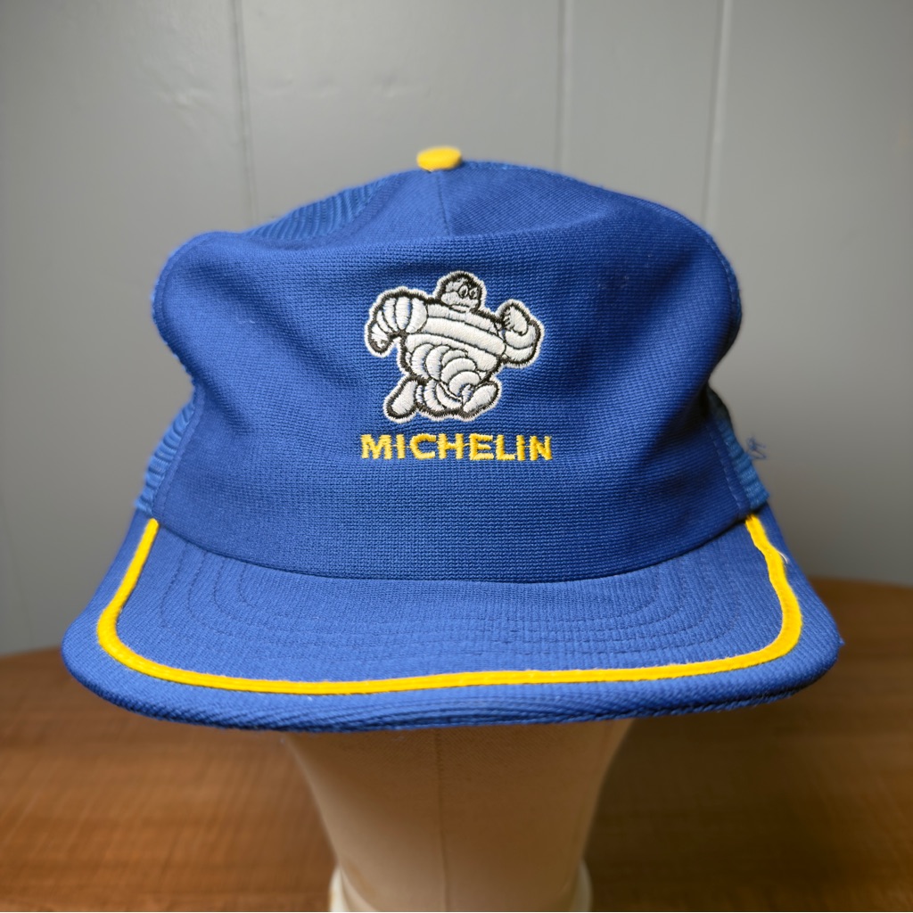 Rare Vintage 80s Michelin Trucker Snapback Hat